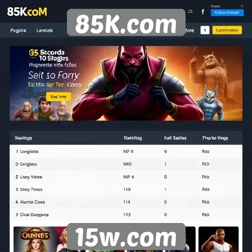 Comparação com outros sites de jogos